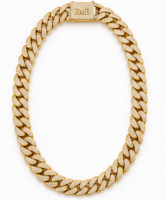 Mens Iced Out Cuban Link Chain