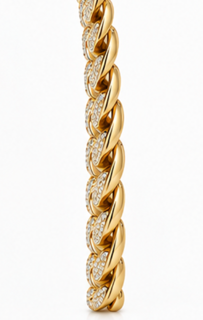 Mens Iced Out Cuban Link Chain