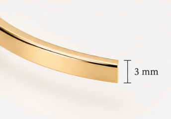 The Essential 3MM Gold Bangle