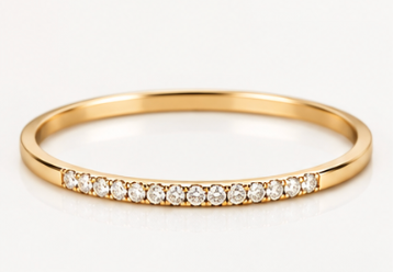 Dainty Diamond And Gold Ring