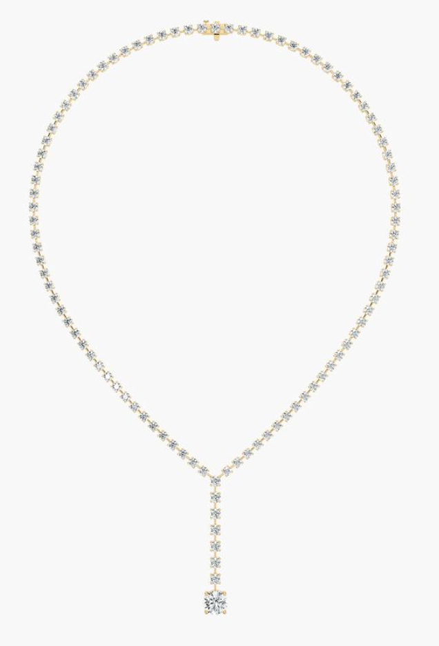 Lab-Grown Y Drop Necklace