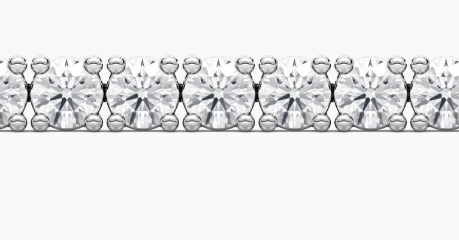 Lab-Grown 5ct. Round Tennis Bracelet